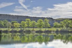 Late Spring Scenic by the Anticline Fishing Pond at Lake Pueblo State Park, Colorado June 3, 2021